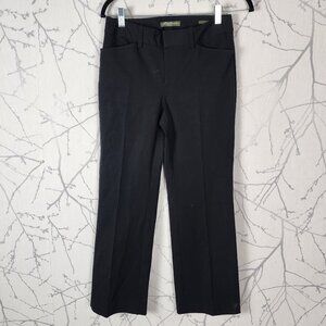 Eddie Bauer Black Cotton Stretch Twill Wrinkle Resistant Blakely Fit Pants
